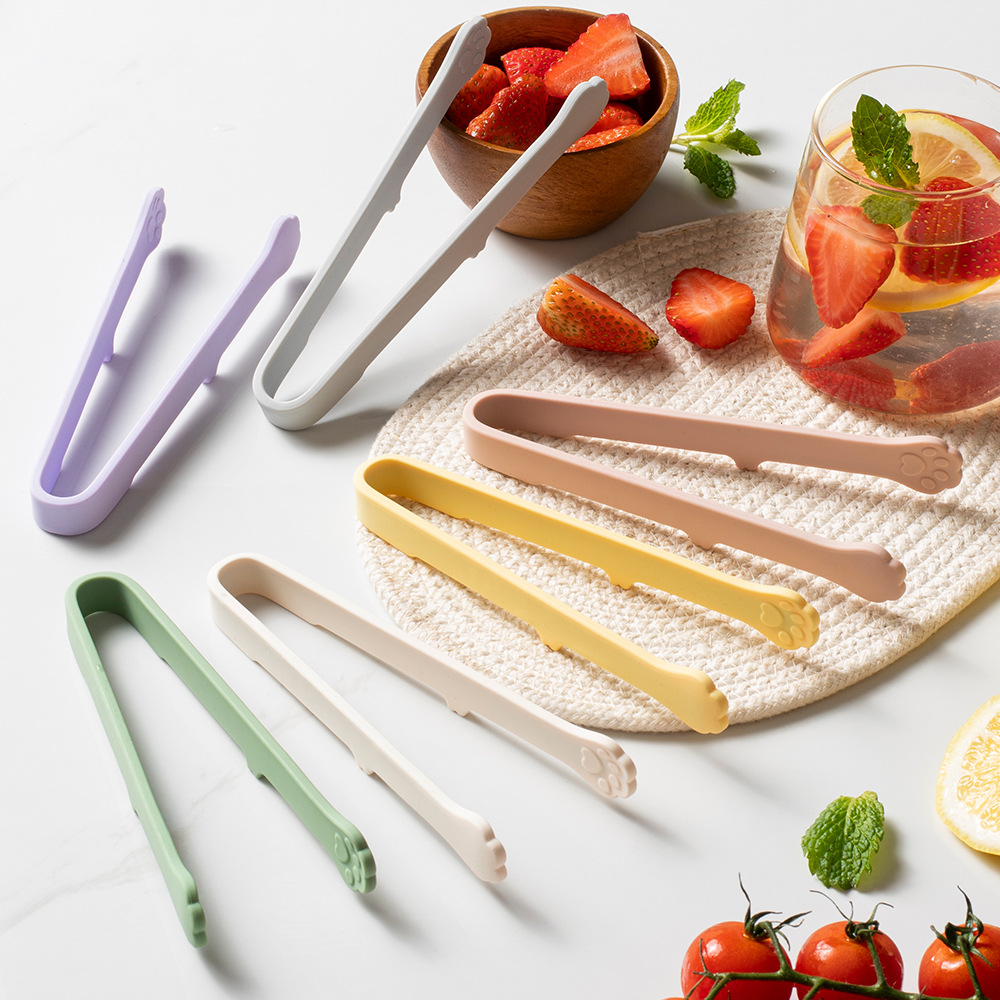 Kitchen Gadgets List - Cute Cat Paw Silicone Food Tongs