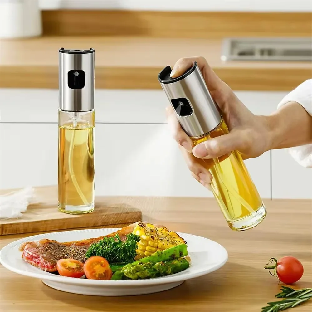 Kitchen Gadgets Oil Spray - Glass Oil Sprayer for Cooking Olive