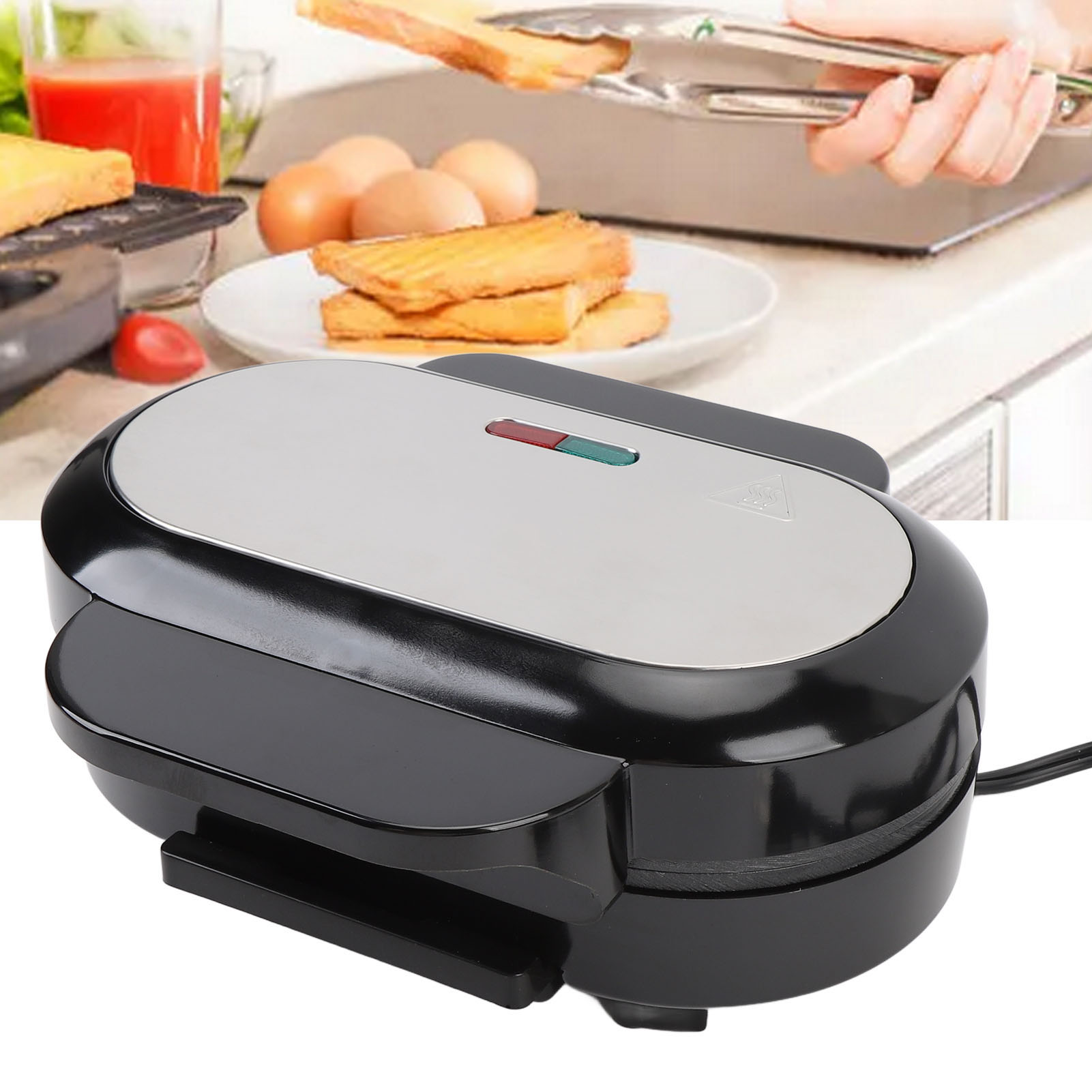 Breakfast Sandwich Maker - Anti-Stick Electric Hamburger Grill - Breakfast