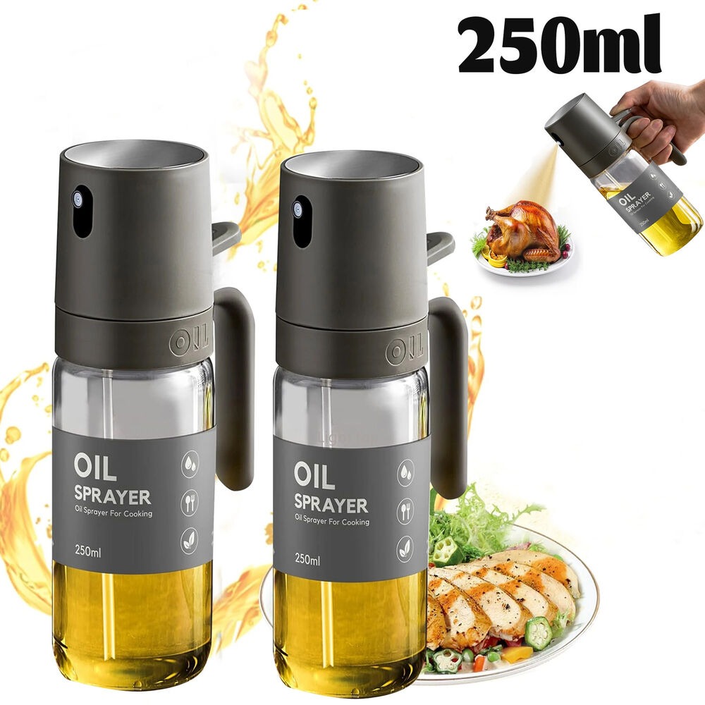 Kitchen Gadgets Oil Spray - 250ML Oil Sprayer, High Borosilicate Glass