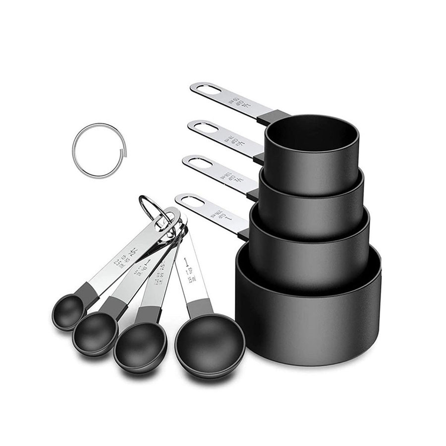 Kitchen Gadgets List - 4PCS/8PCS plastic measuring cup Spoon Set