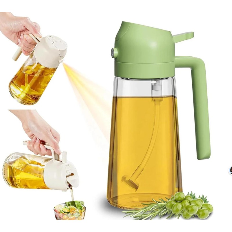 Kitchen Gadgets Oil Spray - 16oz/470ml Glass Olive Oil Sprayer Mister