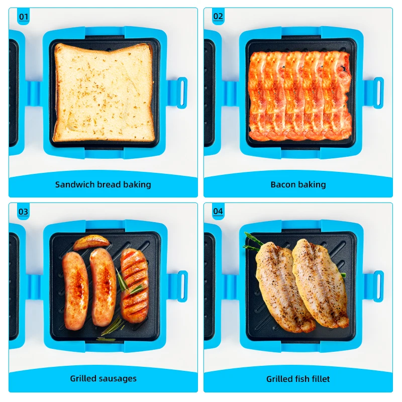 3pack Food Grade Sandwich Toas - Kitchen Gadgets Baking 评论和价格