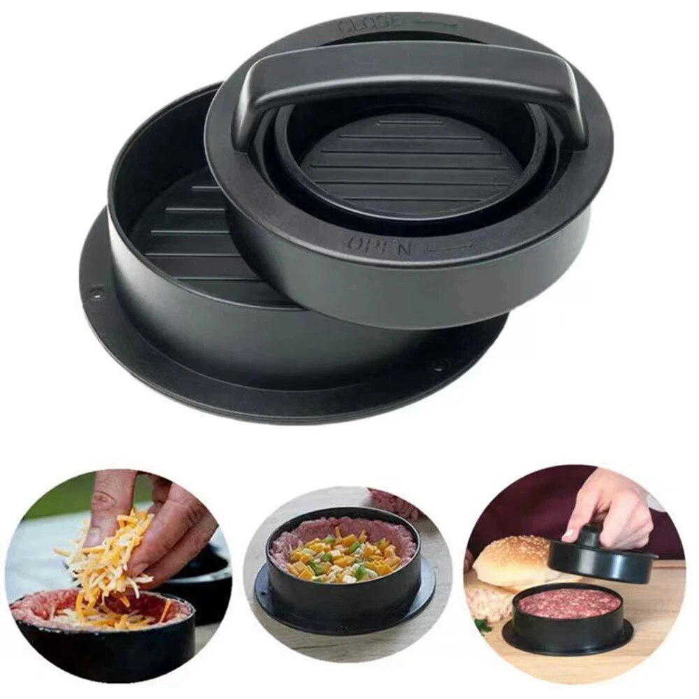 Round Hamburger Burger Press B - Kitchen Gadgets Modern 评论和价格
