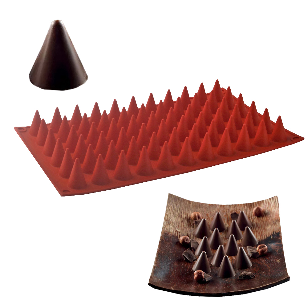 66-Cells Cone Chocolate Baking - Silicone Mold Baking 评论和价格