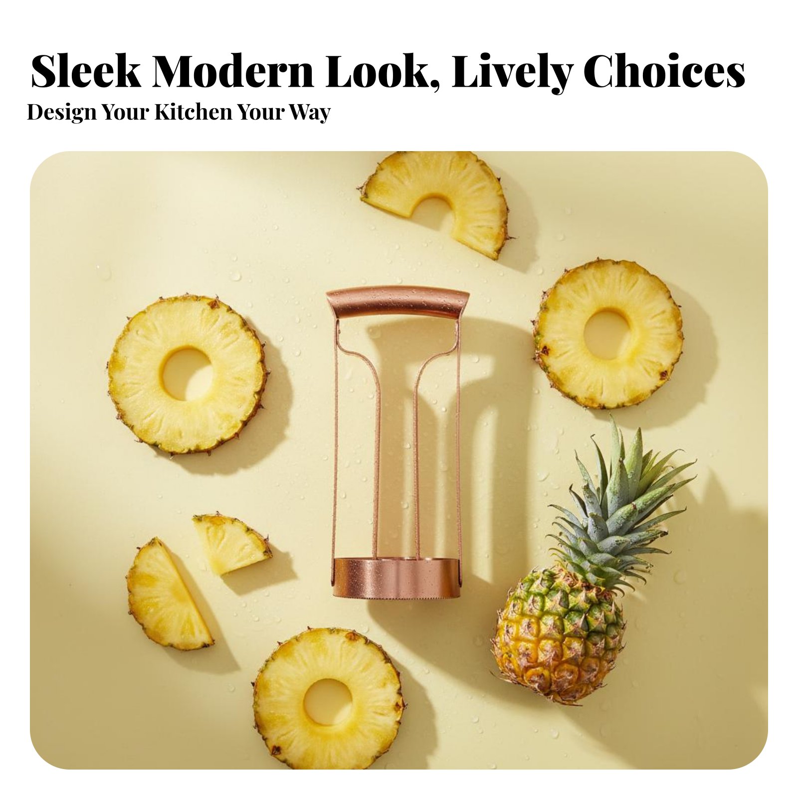 Stainless Steel Pineapple Cutt - Kitchen Gadgets & Toys 评论和价格