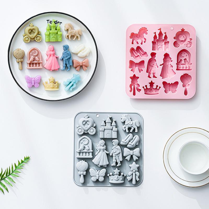 12 Cavity Prince, Princess Sil - Silicone Mold Baking 评论和价格