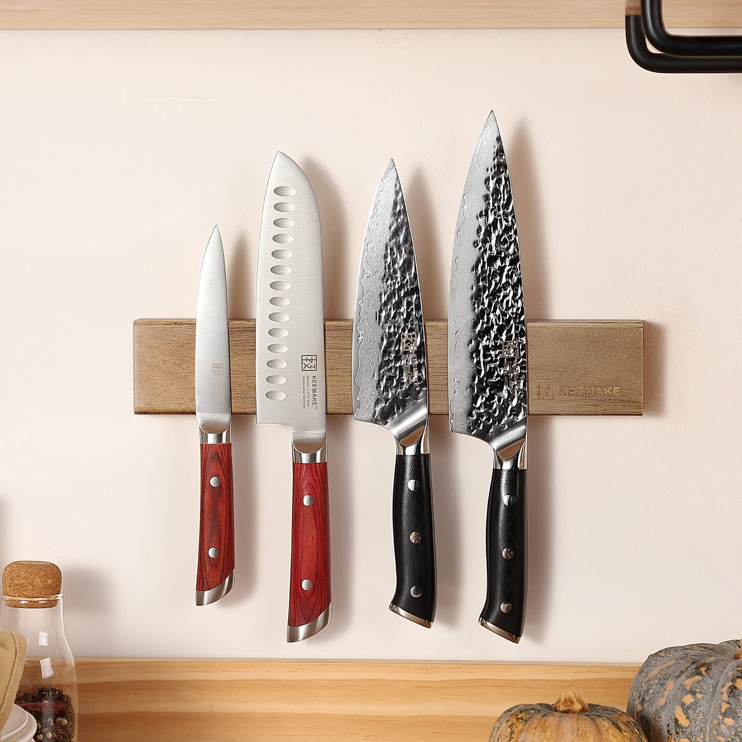 KEEMAKE Magnetic Knife Holder  - Magnetic Knife Strip 评论和价格
