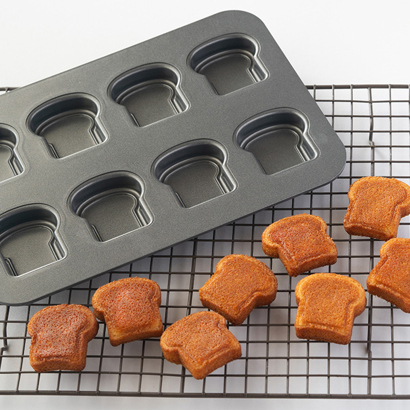 8 Cavity Toast Bread Pattern C - Kitchen Gadgets Baking 评论和价格