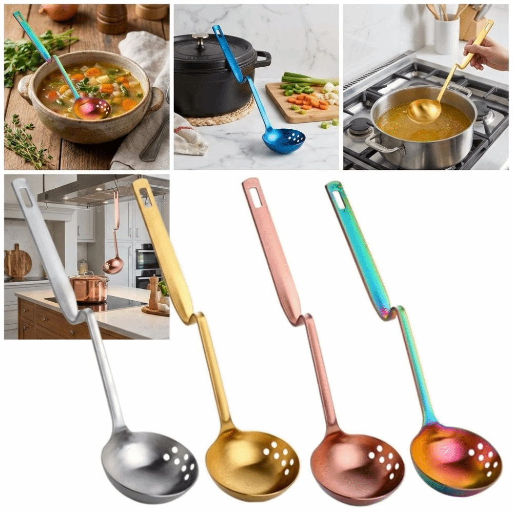 Z-shaped Hot Pot Spoon Long Ha - Kitchen.Gadgets With A Z 评论和价格