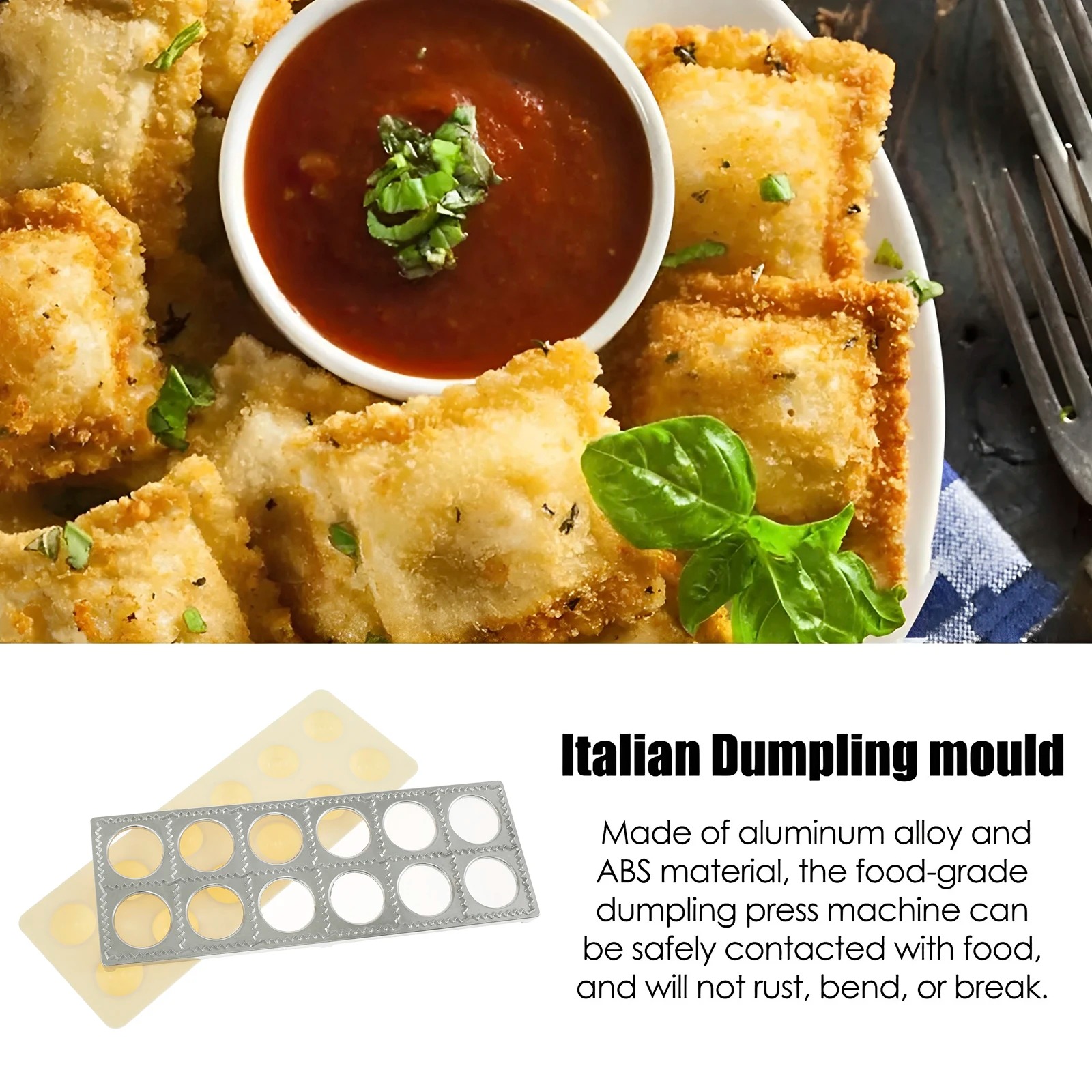Dumpling Mold 12 Holes Ravioli - Kitchen Gadgets Sale 评论和价格
