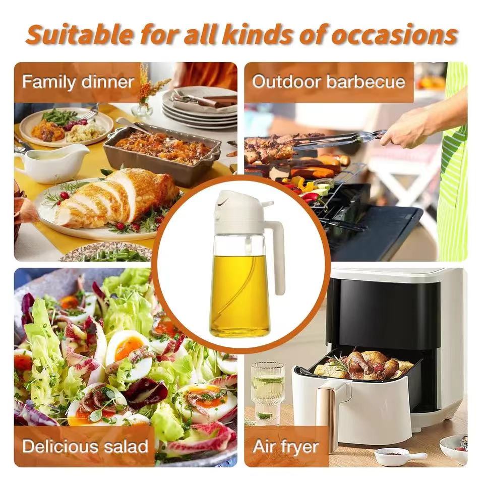 Oil Dispenser Bottle for Kitch - Kitchen Gadgets Oil Spray 评论和价格