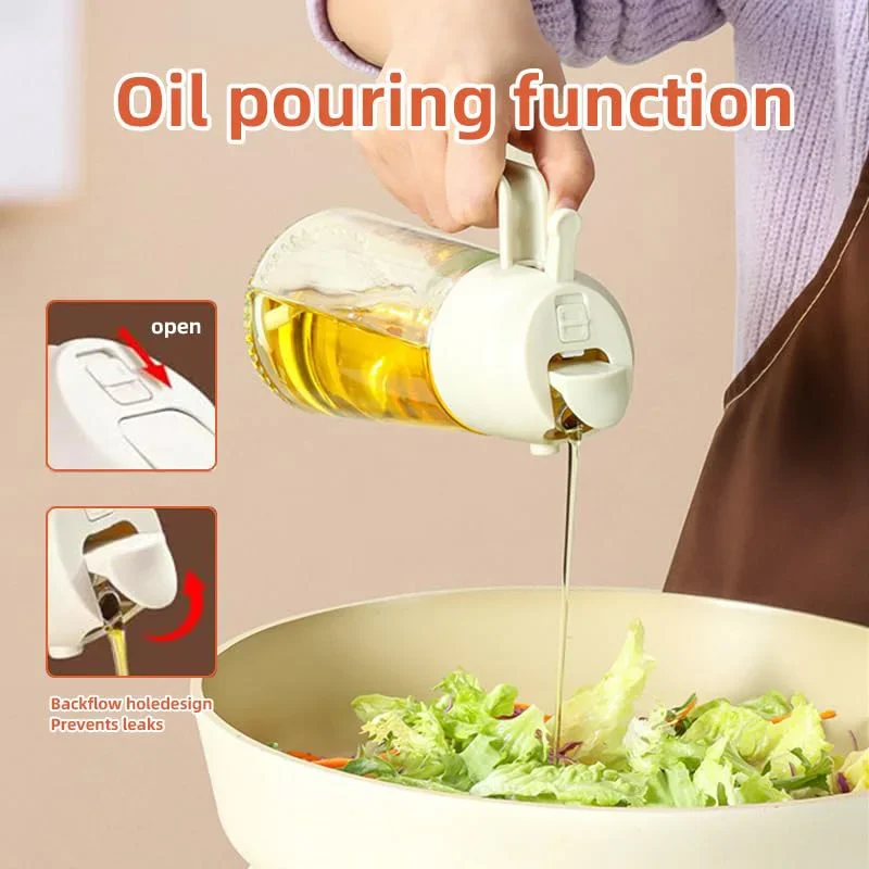 Oil Spray 2-in-1 Plastic House - Kitchen Gadgets Oil Spray 评论和价格