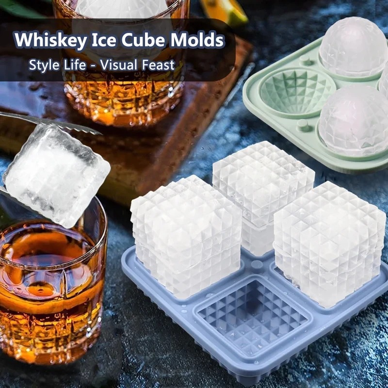 Ice Cube Tray Silicone with Li - Kitchen Gadgets Baking 评论和价格