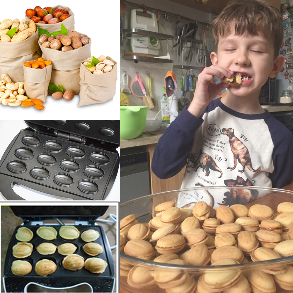 Electric Walnut Cake Maker 12  - Breakfast Sandwich Maker 评论和价格