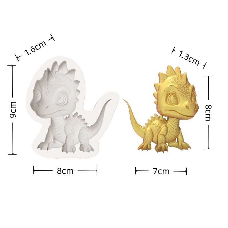 【Cute Little Dinosaur Silicone - Silicone Mold Baking 评论和价格