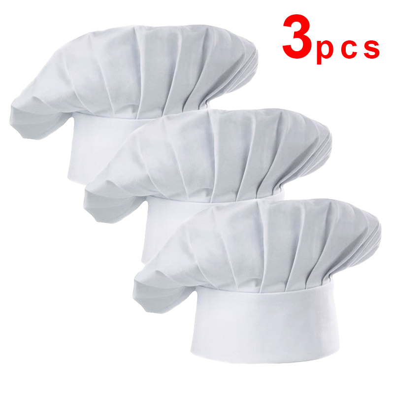 3pcs High22cm Cook Hat White C - Kitchen Gadgets Sale 评论和价格