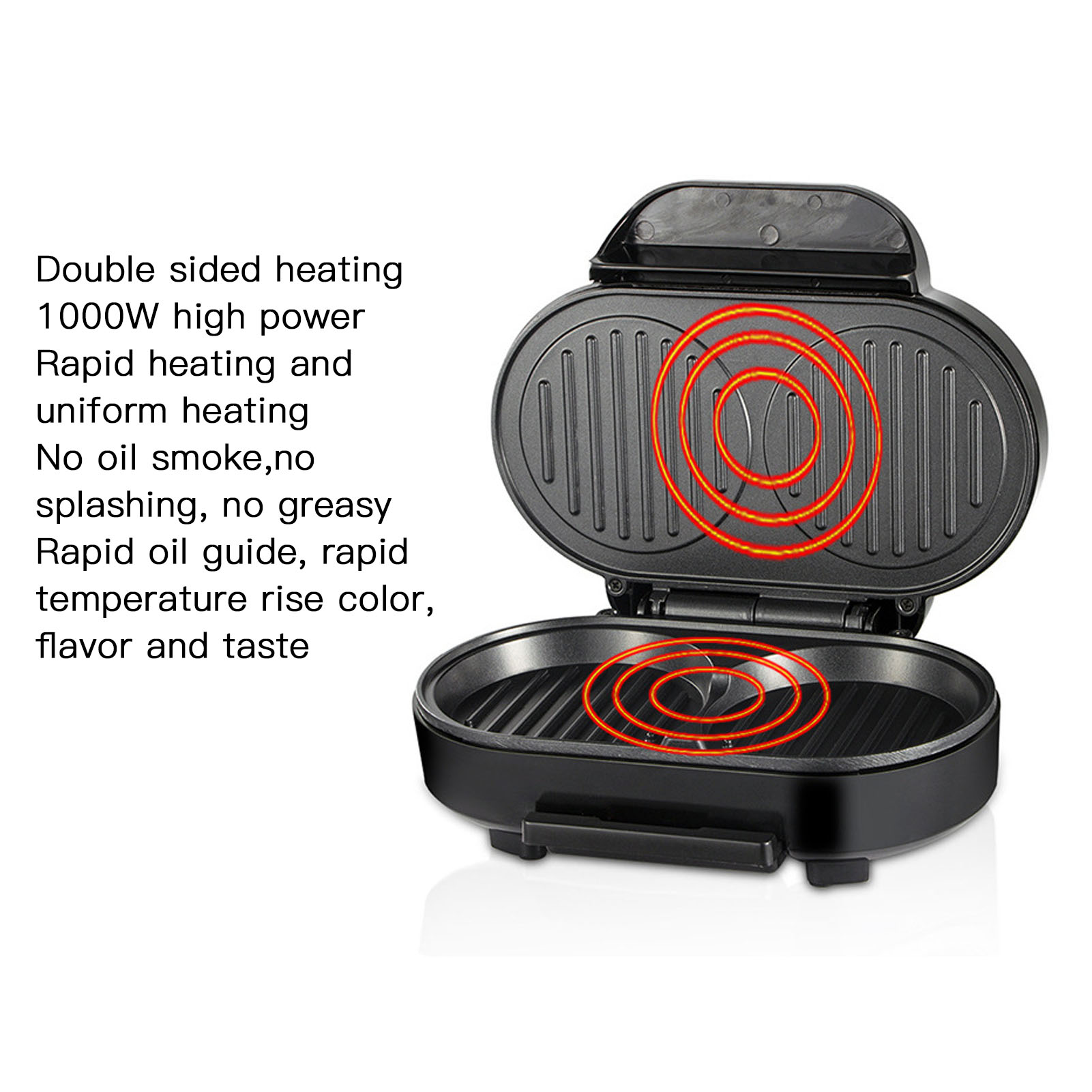 Anti-Stick Electric Hamburger  - Breakfast Sandwich Maker 评论和价格