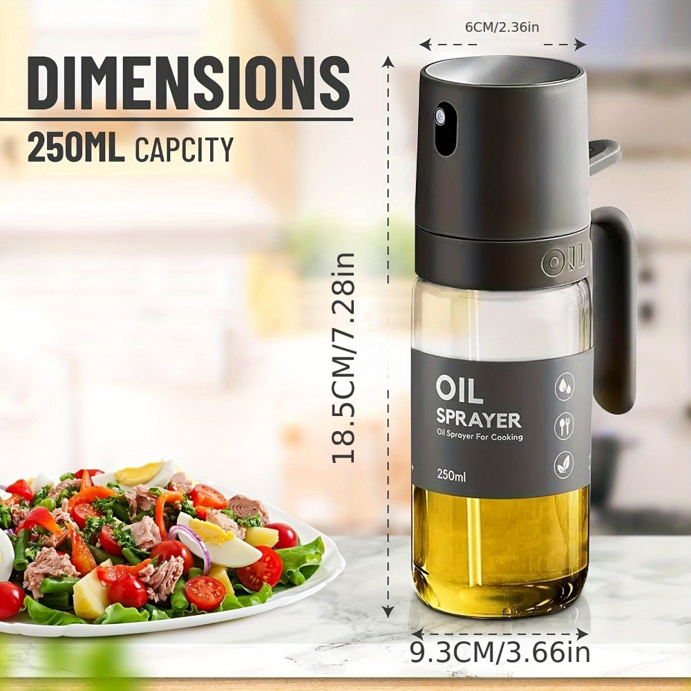 250ML Oil Sprayer, High Borosi - Kitchen Gadgets Oil Spray 评论和价格