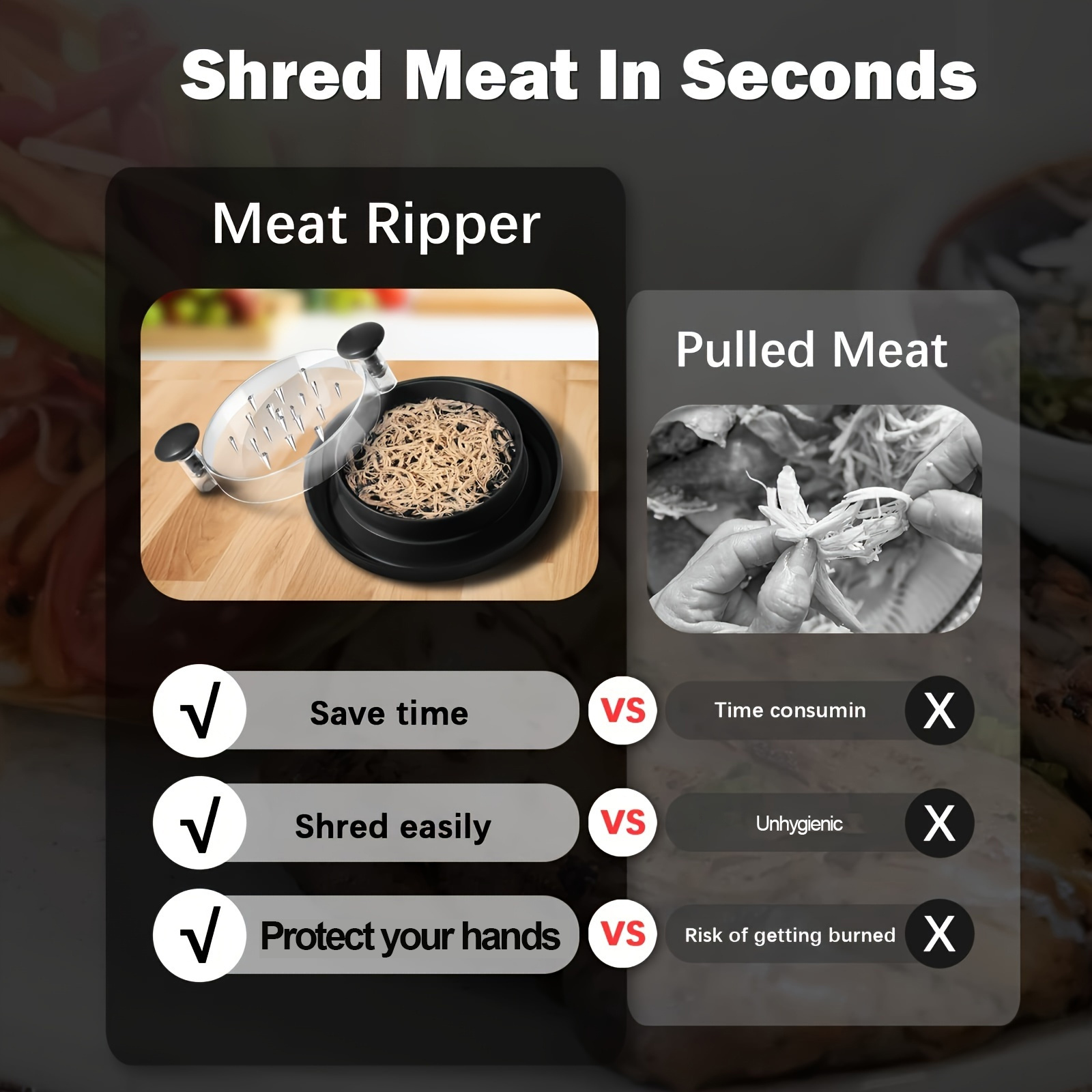 Meat Shredder Rotating Hand Tw - Kitchen Gadgets Modern 评论和价格