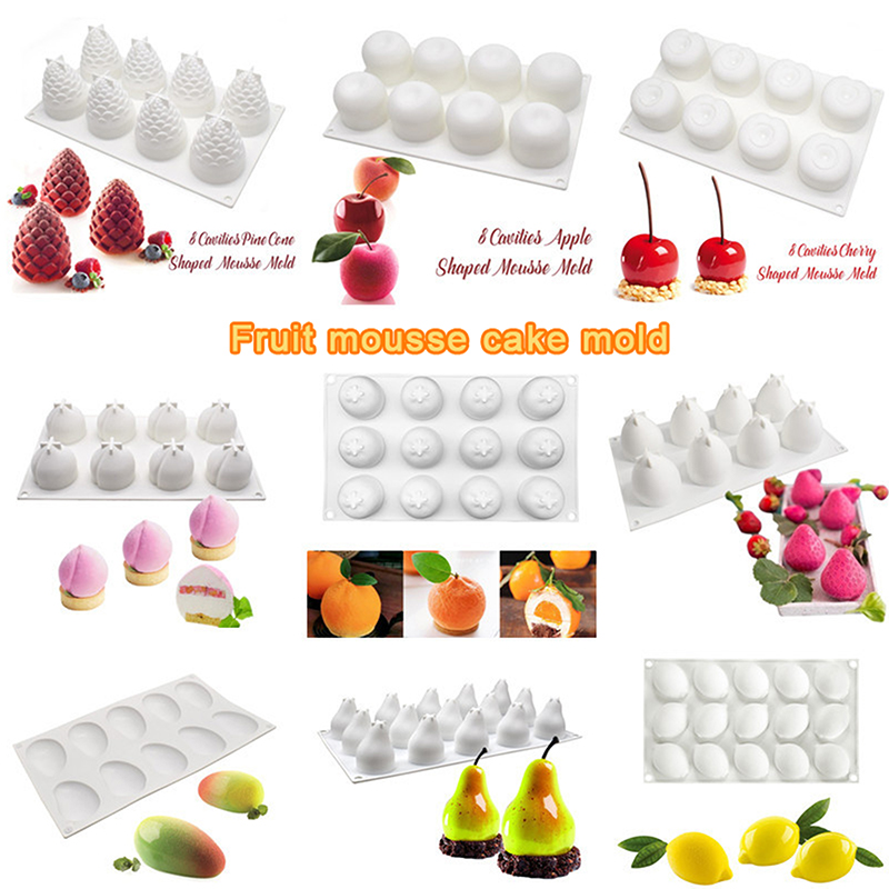 Food-Grade Silicone Fruit Seri - Silicone Mold Baking 评论和价格