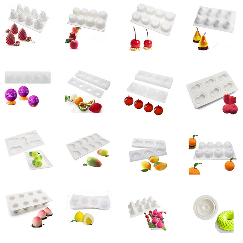 Food-Grade Silicone Fruit Seri - Silicone Mold Baking 评论和价格