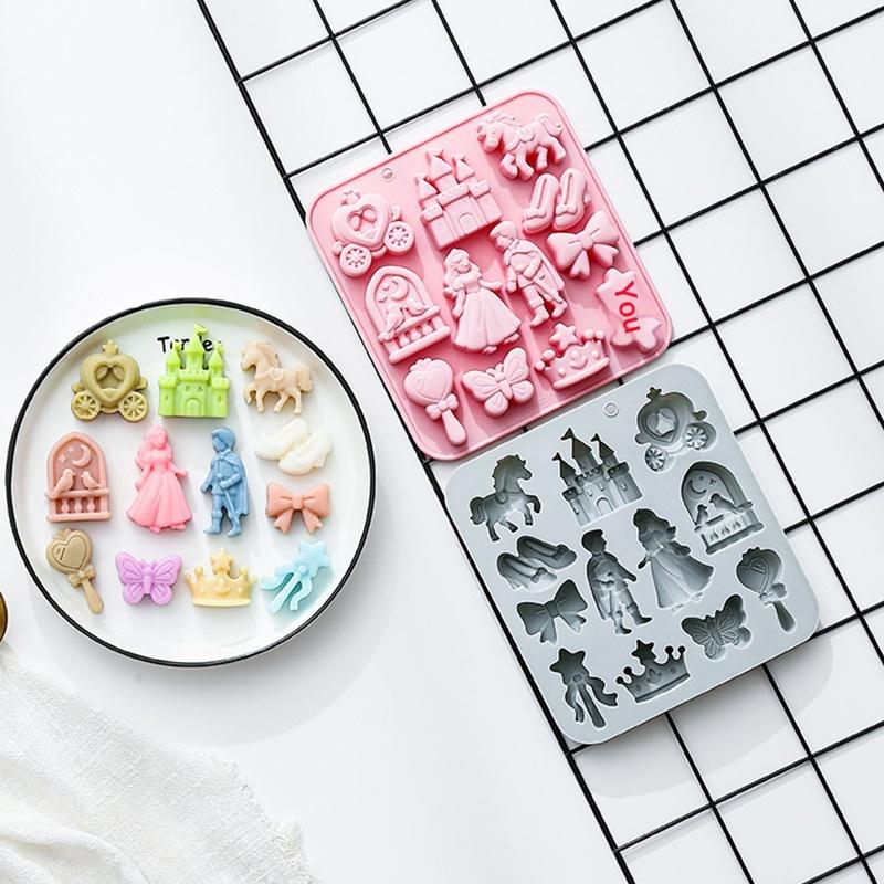 12‑Cavity 3D Prince Princess S - Silicone Mold Baking 评论和价格