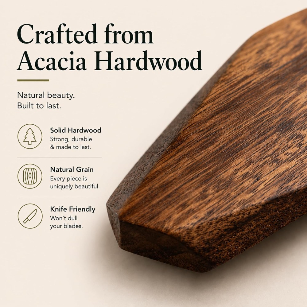 Magnetic Knife Holder - Acacia - Magnetic Knife Strip 评论和价格