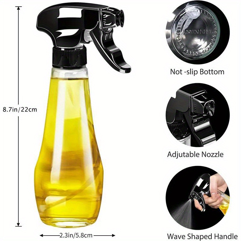 1pc New Oil Sprayer 200ML Glas - Kitchen Gadgets Oil Spray 评论和价格