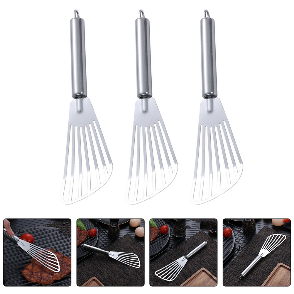 3pcs Stainless Steel Spatula F - Kitchen Gadgets Baking 评论和价格