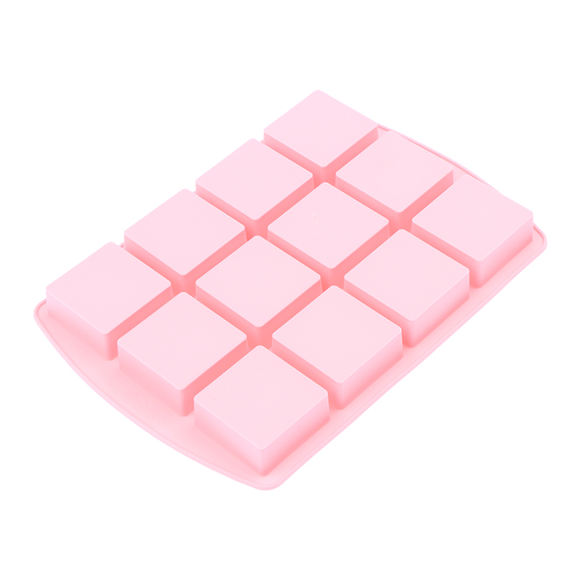 *1Pcs 12-Cavity Square Silicon - Silicone Mold Baking 评论和价格