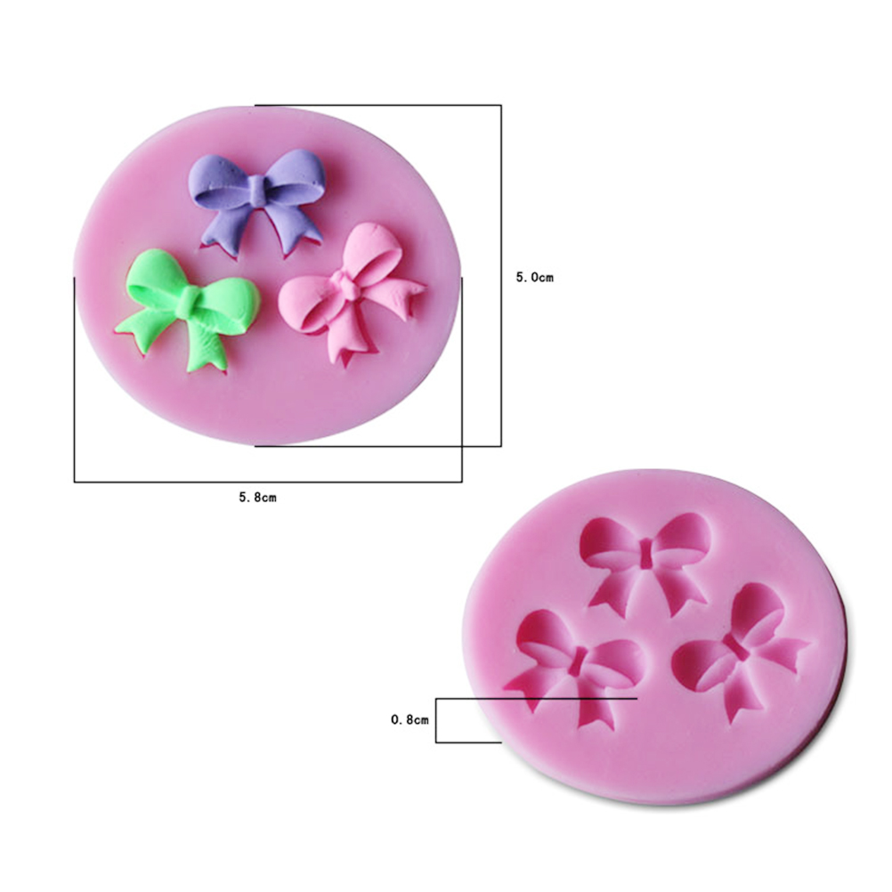 New DIY 3D Cake Decorating Bow - Silicone Mold Baking 评论和价格