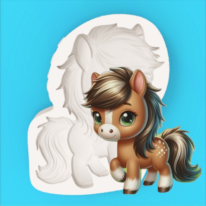 ​ ​ Healing-Themed Little Pony - Silicone Mold Baking 评论和价格